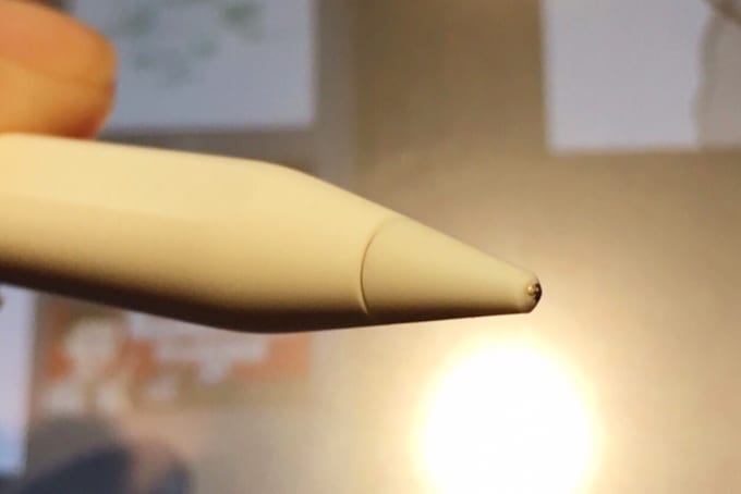 ペーパーライクフィルムでのApple pencilのペン先交換は約4ヶ月ごと